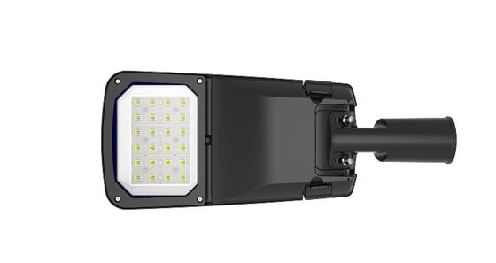 Aluminum Led Street Light Offering Outdoor Illumination With 130lm Per Watt And Robust IP66 IK09 Rated Aluminum Housing
