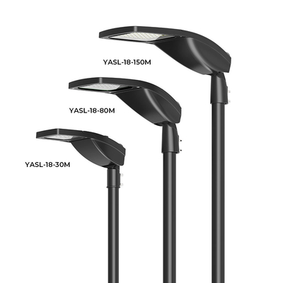 Grijze 4000K 80 Watt Ra70 aluminium led-straatverlichting voor hoofdweg