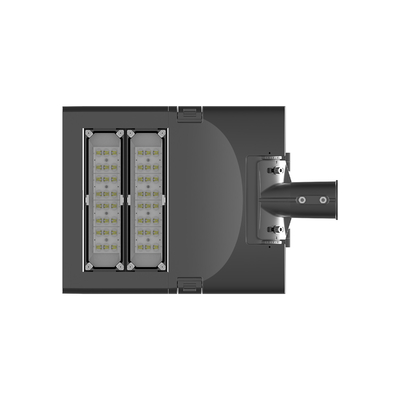 Openbare aluminium led-straatverlichting 2 lensmodule grijs zwart