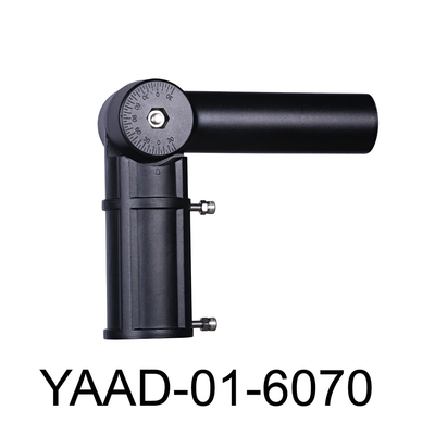 90 - 180 graden straatlantaarnbeugelarm voor paalconnector 60 - 67 mm