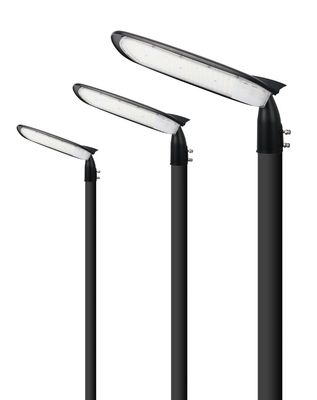 Energiebesparende, hoog efficiënte IP65 aluminium straatverlichting met zwart glas