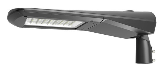 Dimmable 120lm/W 3000k Ra80 IK08 Die Casting Aluminium Led Street Light IP66 Zwart Kleur Voor Hoofdweg