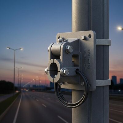 Verstelbare paalbevestigingsadapterbeugel buiten led-tuinverlichting voor hoofdwegen Ingangsvermogen 30~120